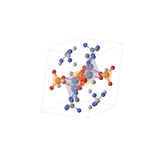 Crystal structure of C2H5N4O3PZn (monoclinic, P21/c (No. 14))