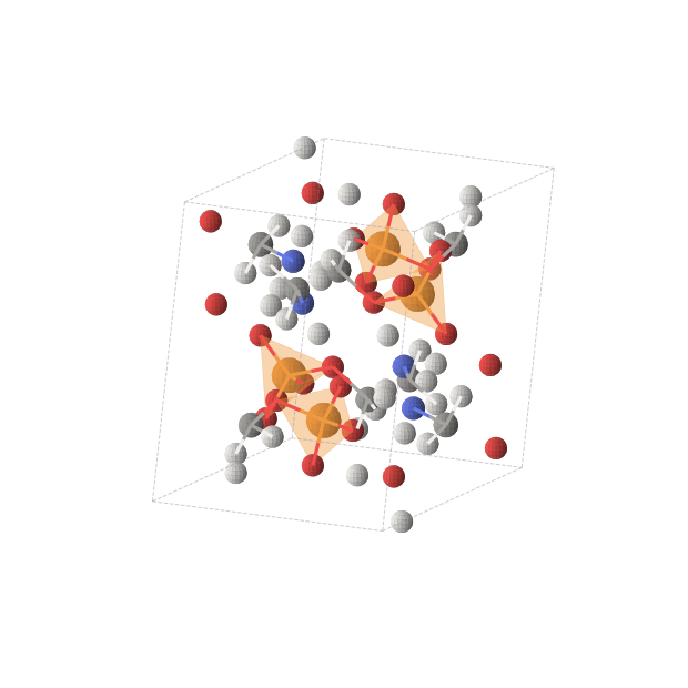 Crystal structure of C8H32N4O16P4 (monoclinic, P21/c (No. 14))