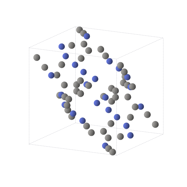 Crystal structure of C2N (cubic, Pa-3 (No. 205))