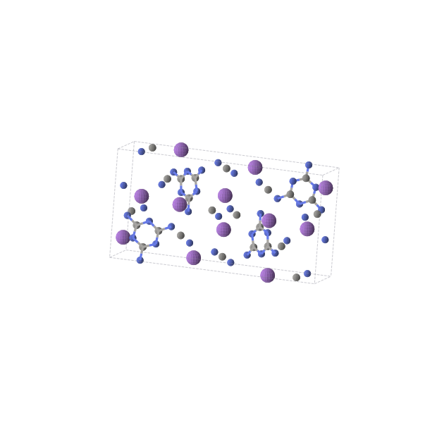 Crystal structure of NaC2N3 (monoclinic, P21/c (No. 14))