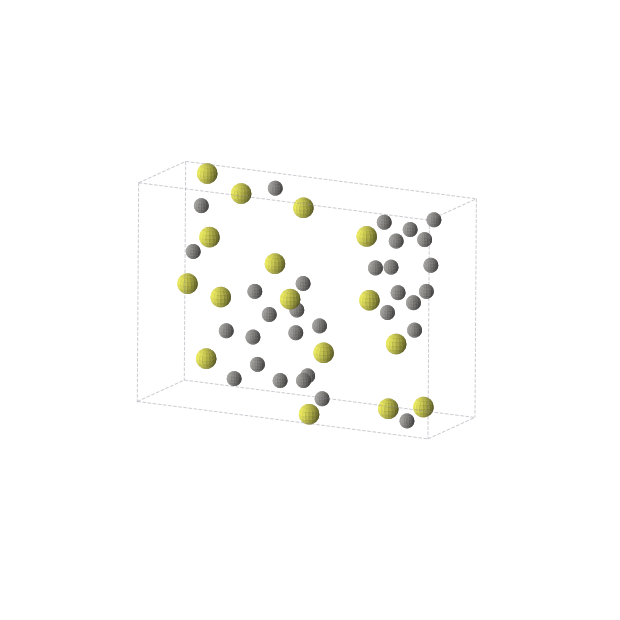 Crystal structure of C2S (monoclinic, P21 (No. 4))