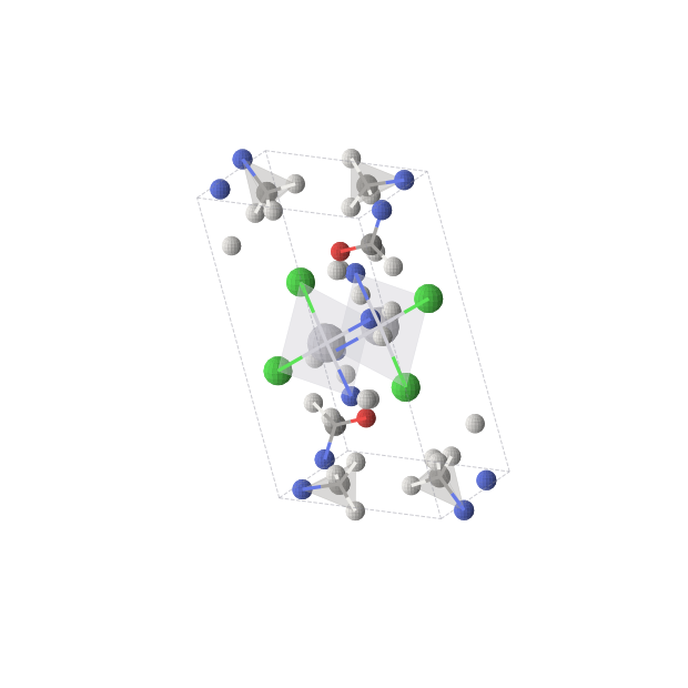 Crystal structure of C6Cl4H26N6O2Pt2 (triclinic, P-1 (No. 2))