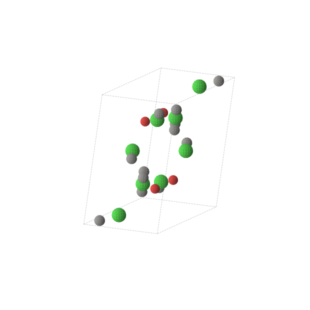 Crystal structure of C3Cl2O (monoclinic, P21/c (No. 14))