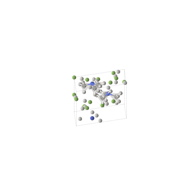 Crystal structure of C6F14H32N2 (hexagonal, P63 (No. 173))