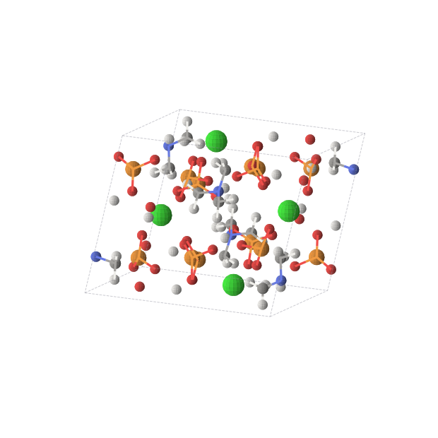 Crystal structure of C12H40N4O36P12Sr4 (monoclinic, P21/c (No. 14))
