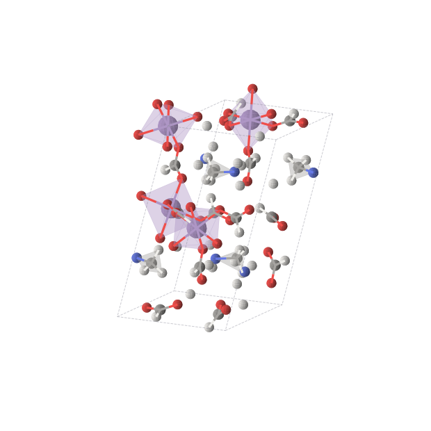 Crystal structure of C16H36Mn4N4O24 (orthorhombic, Pnma (No. 62))