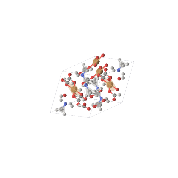 Crystal structure of C10Cu2H22N2O12 (monoclinic, C2/c (No. 15))