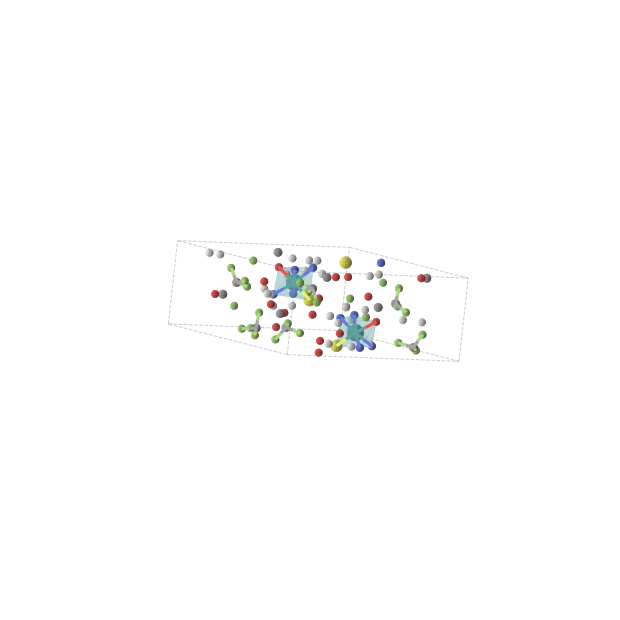Crystal structure of C12F18H26N8O16Ru2S2 (monoclinic, Cc (No. 9))