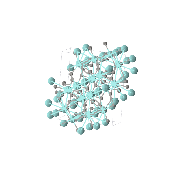 Crystal structure of Y4C7 (monoclinic, P21/c (No. 14))