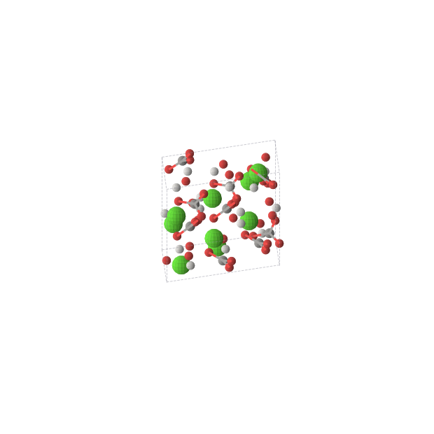Crystal structure of C3H6Ca3O12 (trigonal, P31 (No. 144))