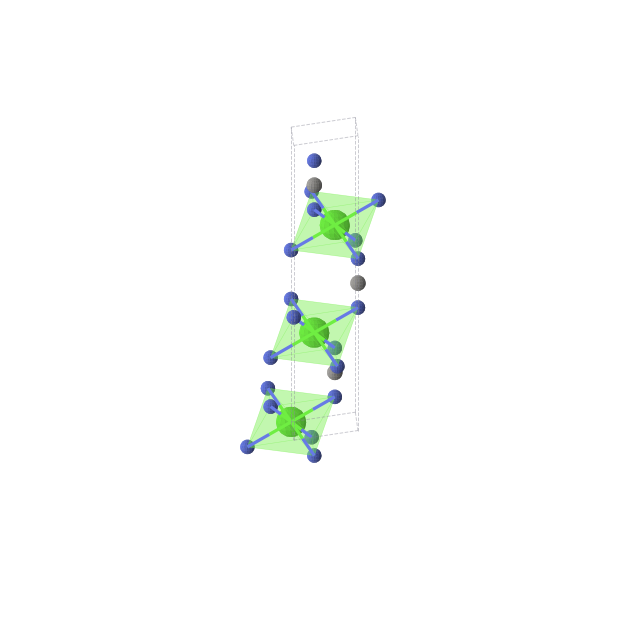 Crystal structure of CaCN2 (trigonal, R-3m (No. 166))