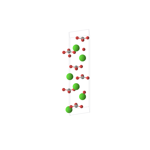 Crystal structure of C2Ca2O6 (trigonal, R-3c (No. 167))