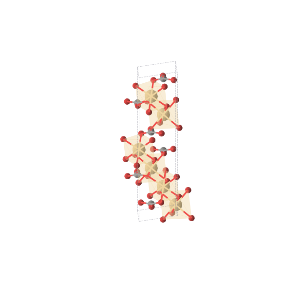Crystal structure of CdCO3 (trigonal, R-3c (No. 167))