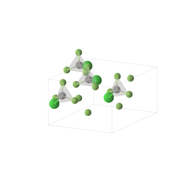 Crystal structure of C2Cl2F6 (orthorhombic, Cmc21 (No. 36))