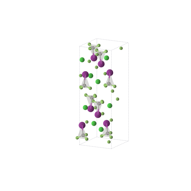 Crystal structure of C4Cl4F16I4 (orthorhombic, Cmce (No. 64))