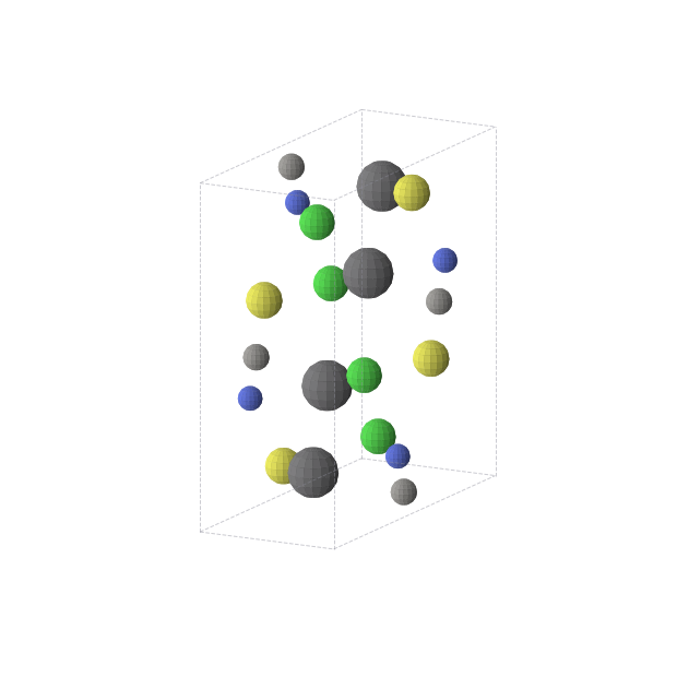 Crystal structure of C4Cl4N4Pb4S4 (orthorhombic, Pnma (No. 62))