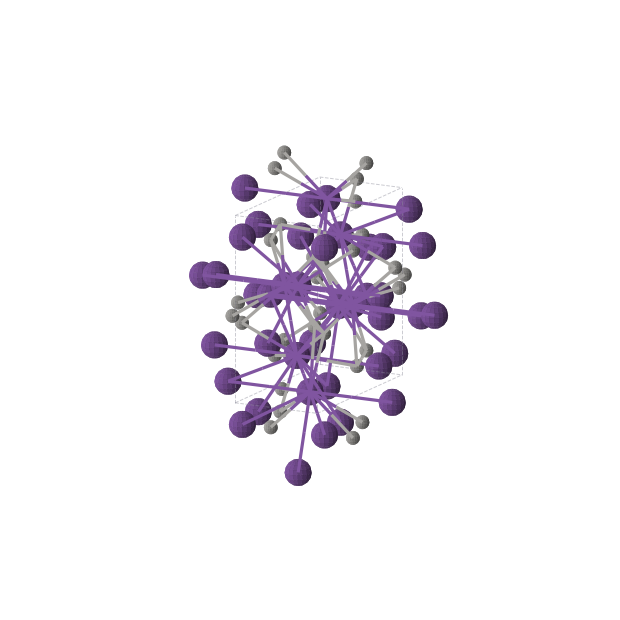 Crystal structure of C2Cs2 (orthorhombic, Pnma (No. 62))