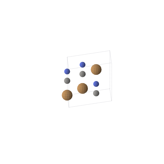 Crystal structure of CuCN (trigonal, R3m (No. 160))