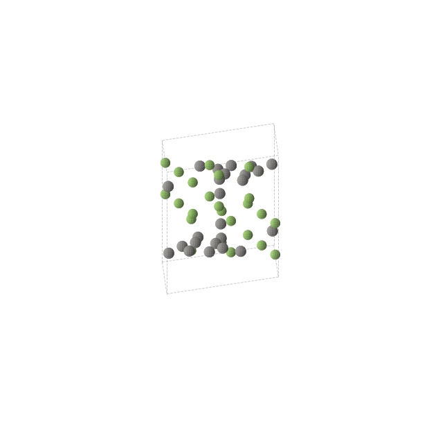 Crystal structure of CF (hexagonal, P63/m (No. 176))