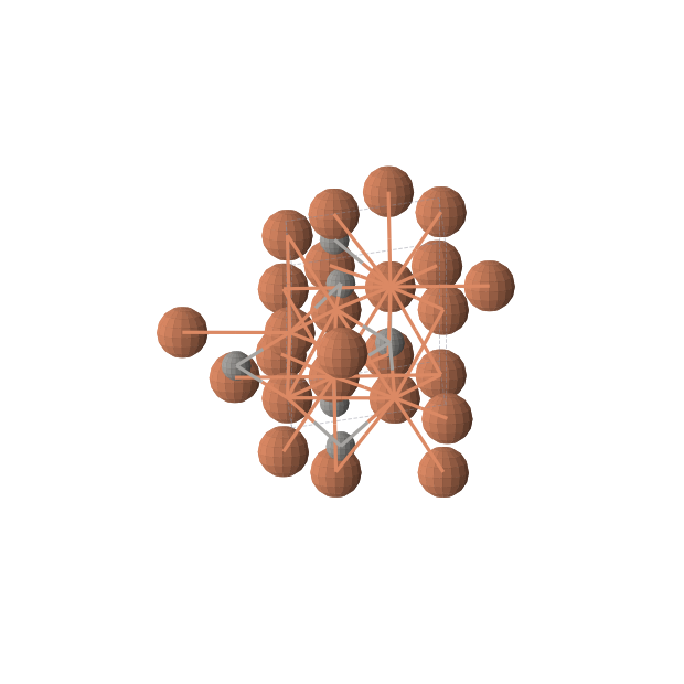 Crystal structure of Fe3C (hexagonal, P6322 (No. 182))