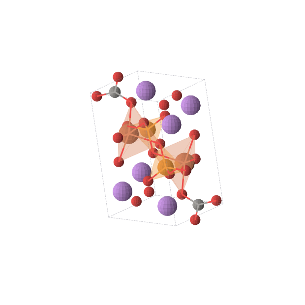 Crystal structure of Li3FePCO7 (triclinic, P-1 (No. 2))