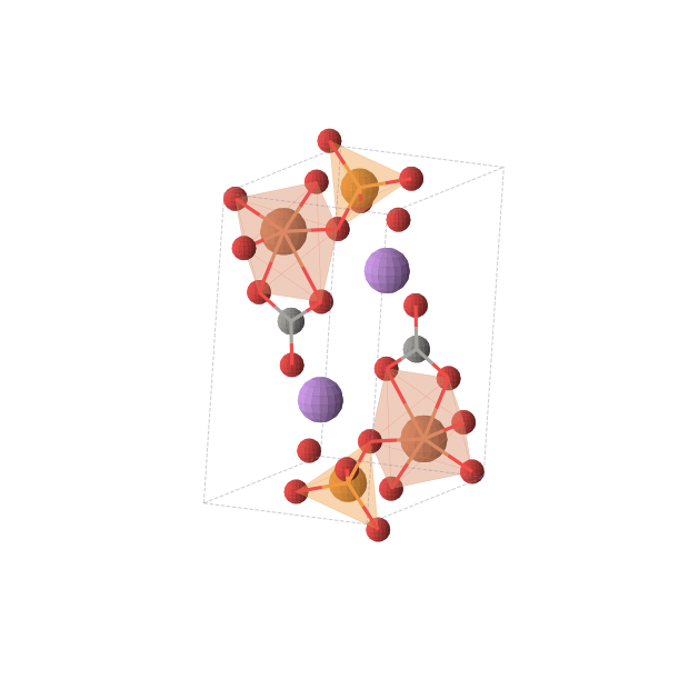 Crystal structure of LiFePCO7 (triclinic, P-1 (No. 2))