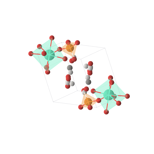 Crystal structure of C2Gd2H10O14P2 (triclinic, P-1 (No. 2))