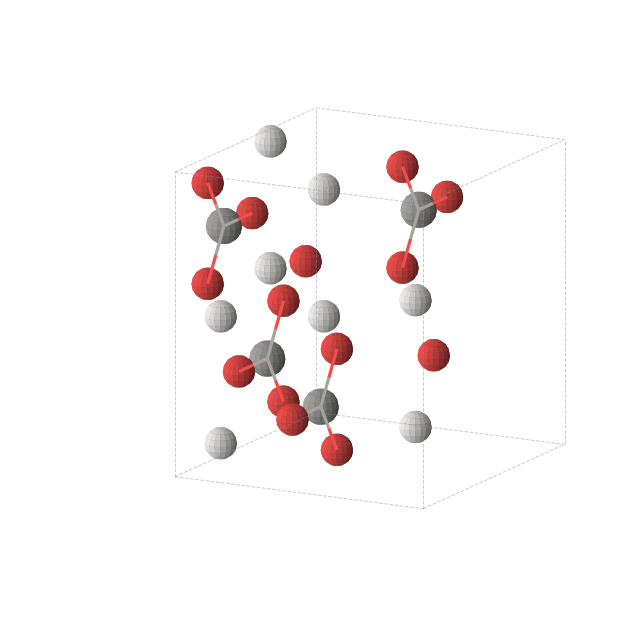 Crystal structure of H2CO3 (orthorhombic, Cmcm (No. 63))