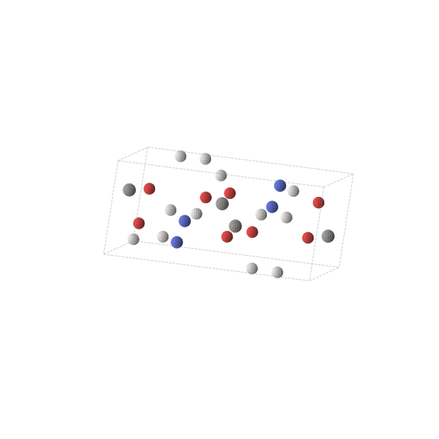 Crystal structure of H3CNO2 (monoclinic, P21 (No. 4))