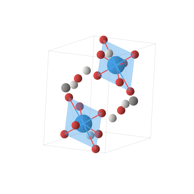 Crystal structure of C2H6O12U2 (triclinic, P-1 (No. 2))