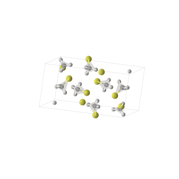Crystal structure of C8H24S8 (monoclinic, P21/c (No. 14))