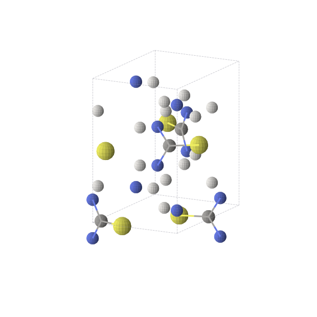 Crystal structure of C4H16N8S4 (orthorhombic, Pmc21 (No. 26))