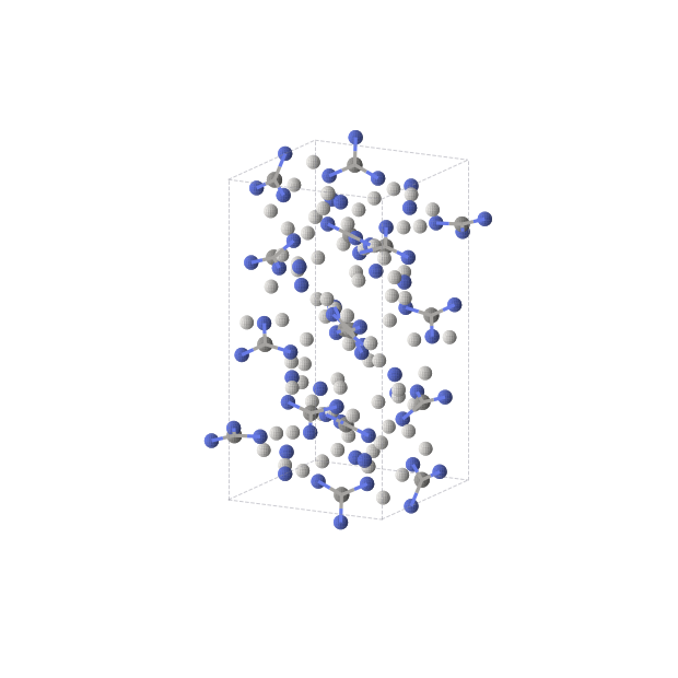 Crystal structure of C4H20N12 (orthorhombic, Pbca (No. 61))