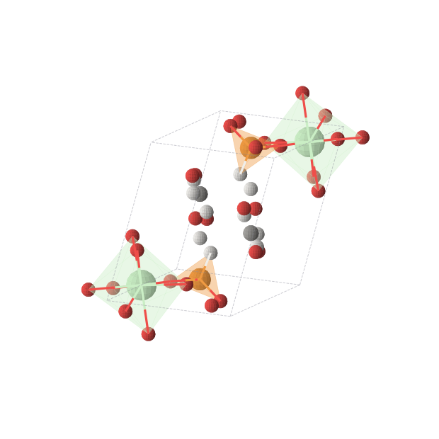 Crystal structure of C2H10Nd2O14P2 (triclinic, P-1 (No. 2))