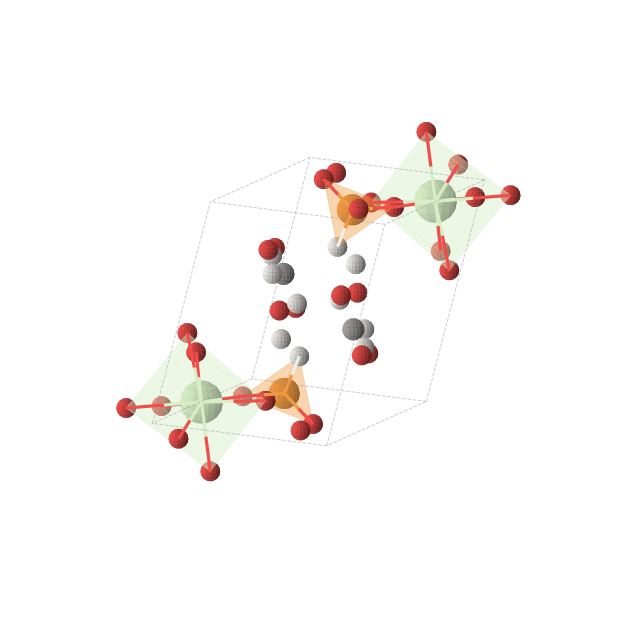 Crystal structure of C2H10O14P2Pr2 (triclinic, P-1 (No. 2))