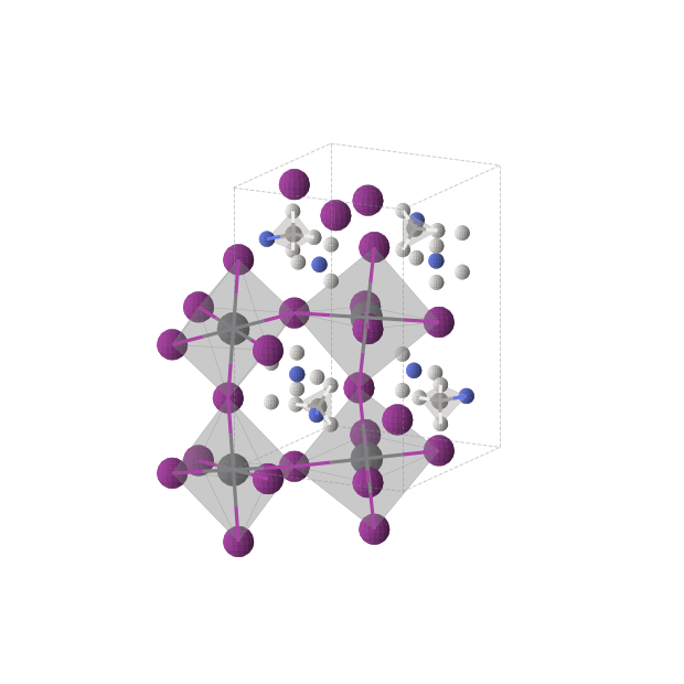 Crystal structure of CH6I3NPb (orthorhombic, Pnma (No. 62))