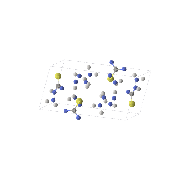 Crystal structure of C4H24N16S4 (monoclinic, P21/c (No. 14))