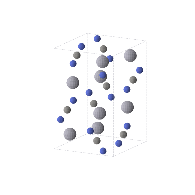 Crystal structure of HgCN2 (orthorhombic, Pbca (No. 61))