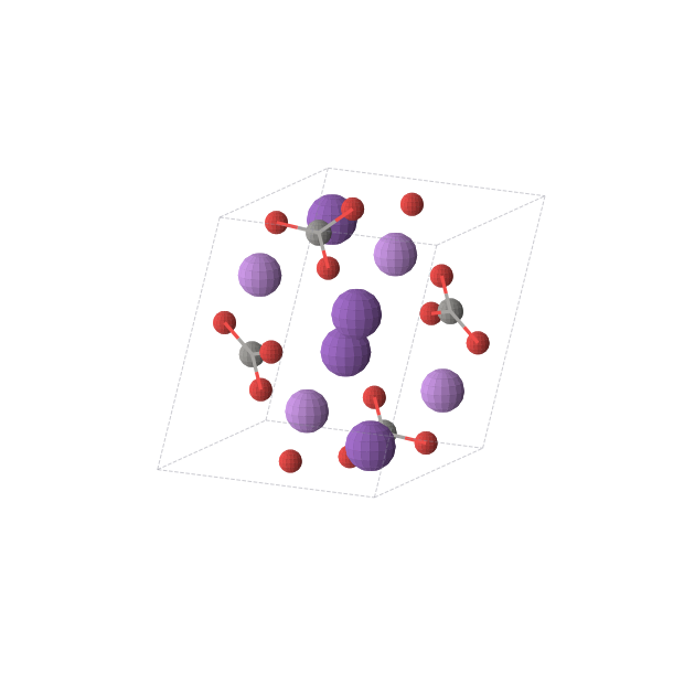 Crystal structure of C4K4Li4O12 (monoclinic, P21/c (No. 14))