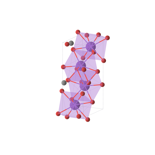 Crystal structure of KCO2 (orthorhombic, Pbam (No. 55))