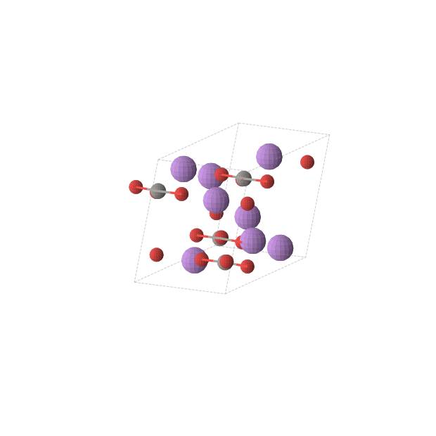 Crystal structure of C2Li4O6 (monoclinic, C2/c (No. 15))