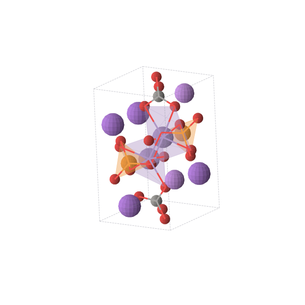 Crystal structure of Na2LiMnPCO7 (triclinic, P1 (No. 1))