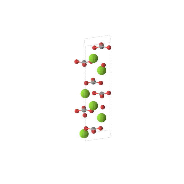 Crystal structure of C2Mg2O6 (trigonal, R-3c (No. 167))