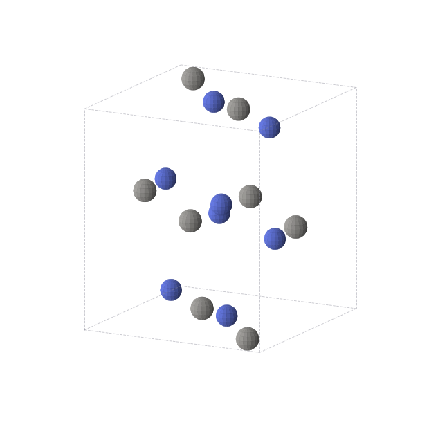 Crystal structure of CN (orthorhombic, Pbca (No. 61))