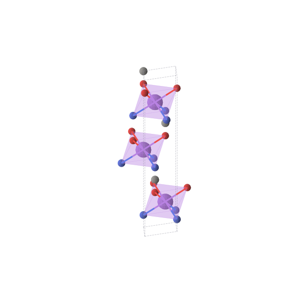 Crystal structure of NaCNO (trigonal, R3m (No. 160))