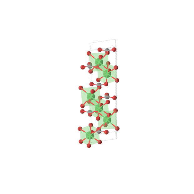 Crystal structure of NiCO3 (trigonal, R-3c (No. 167))