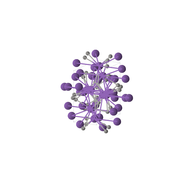 Crystal structure of C4Rb4 (orthorhombic, Pnma (No. 62))