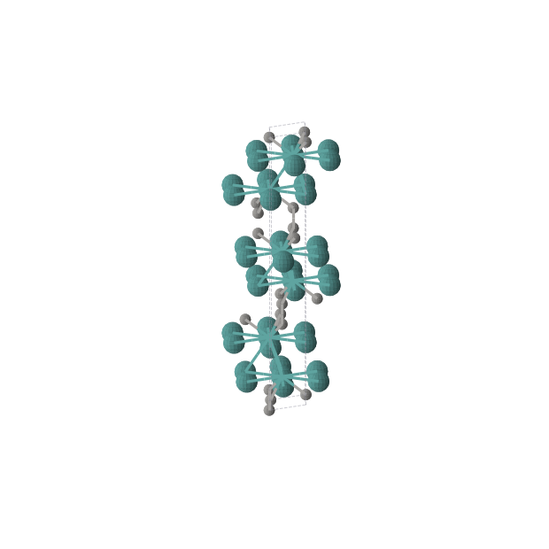 Crystal structure of RuC (trigonal, R-3m (No. 166))