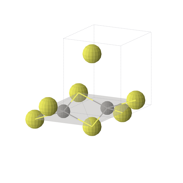 Crystal structure of CS (tetragonal, P4/nmm (No. 129))