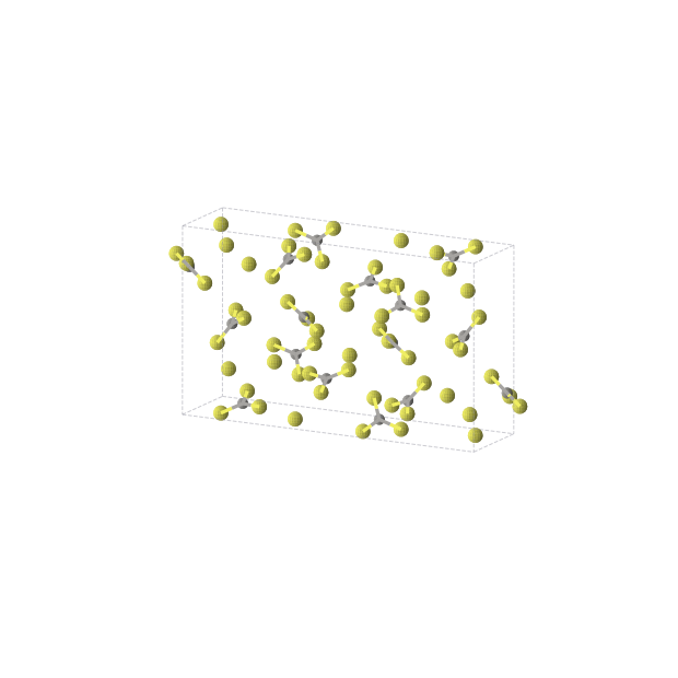 Crystal structure of CS3 (monoclinic, P21/c (No. 14))